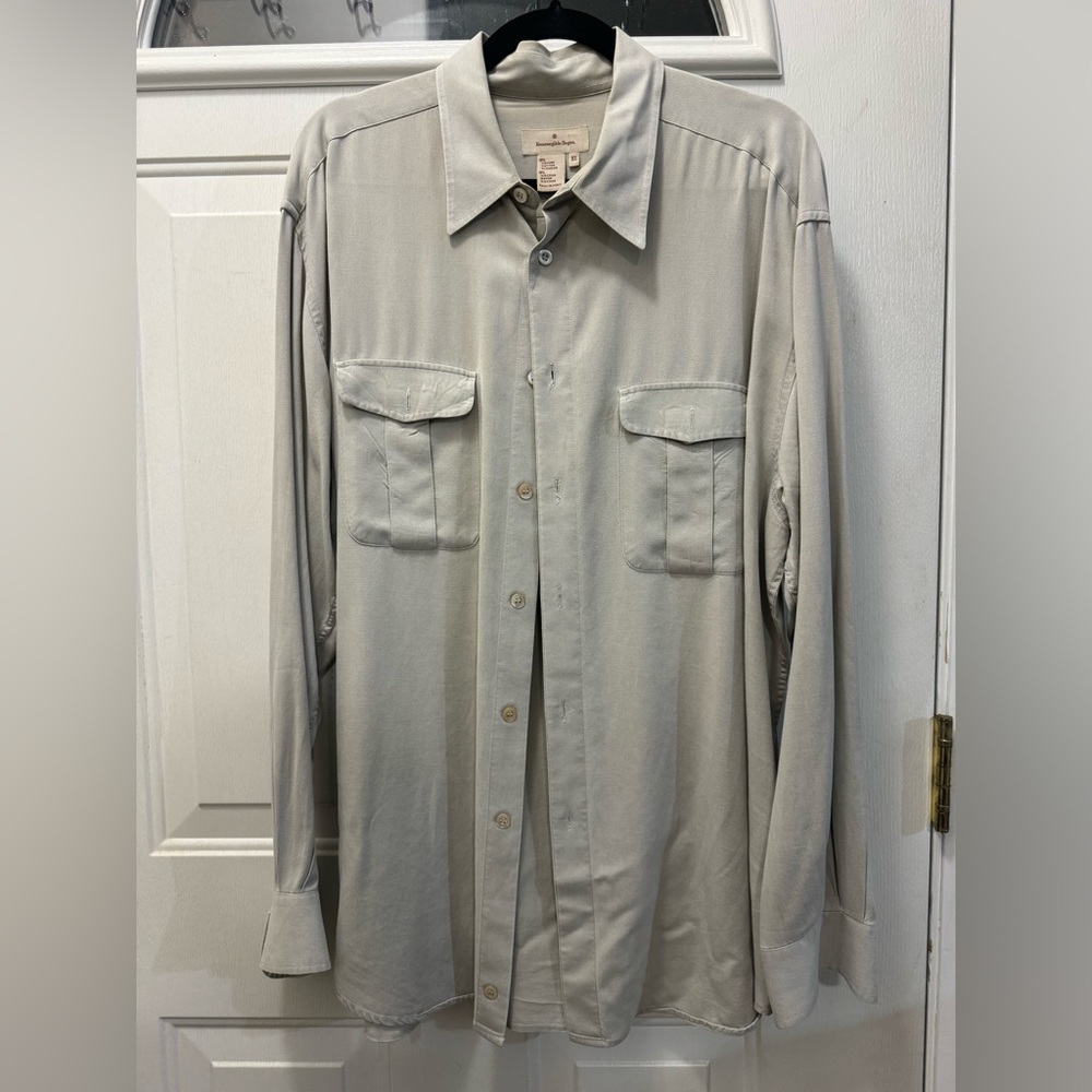 Men’s XL Ermenegildo Zegna Button up Long Sleeve